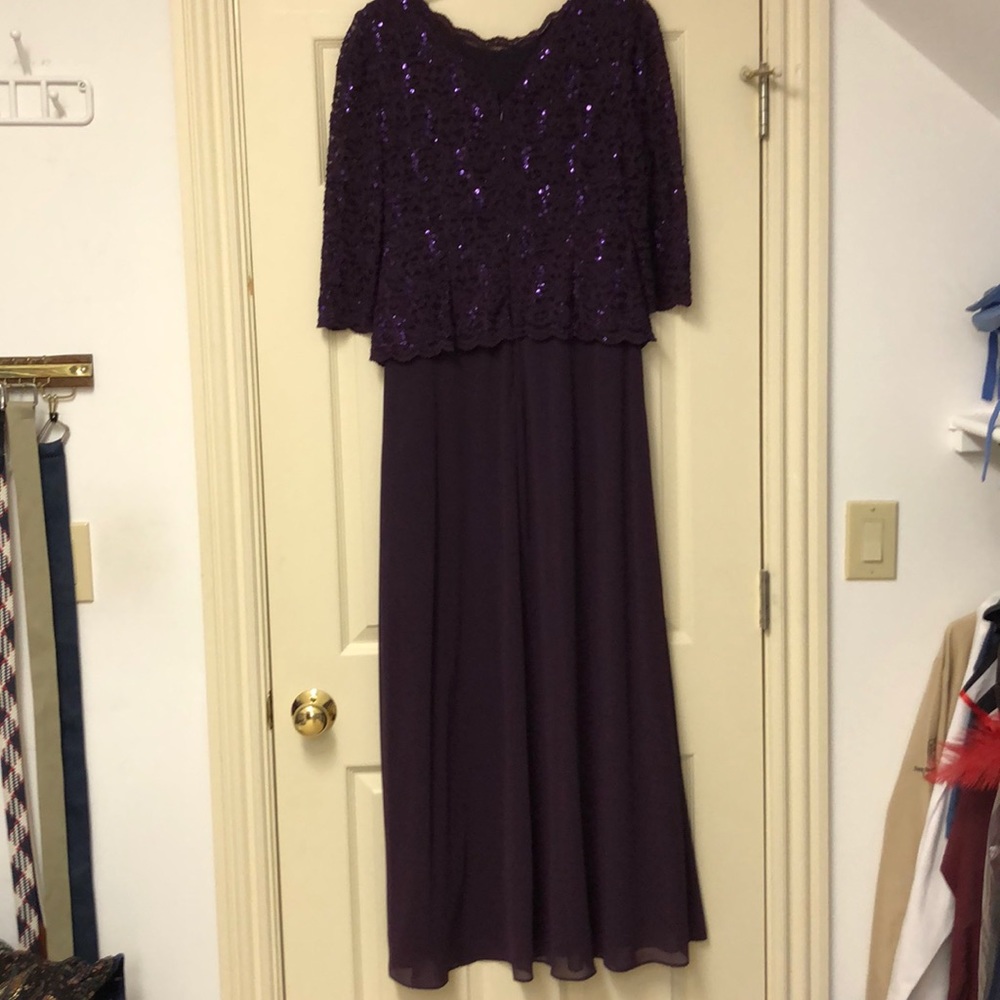 Plum Evening dress